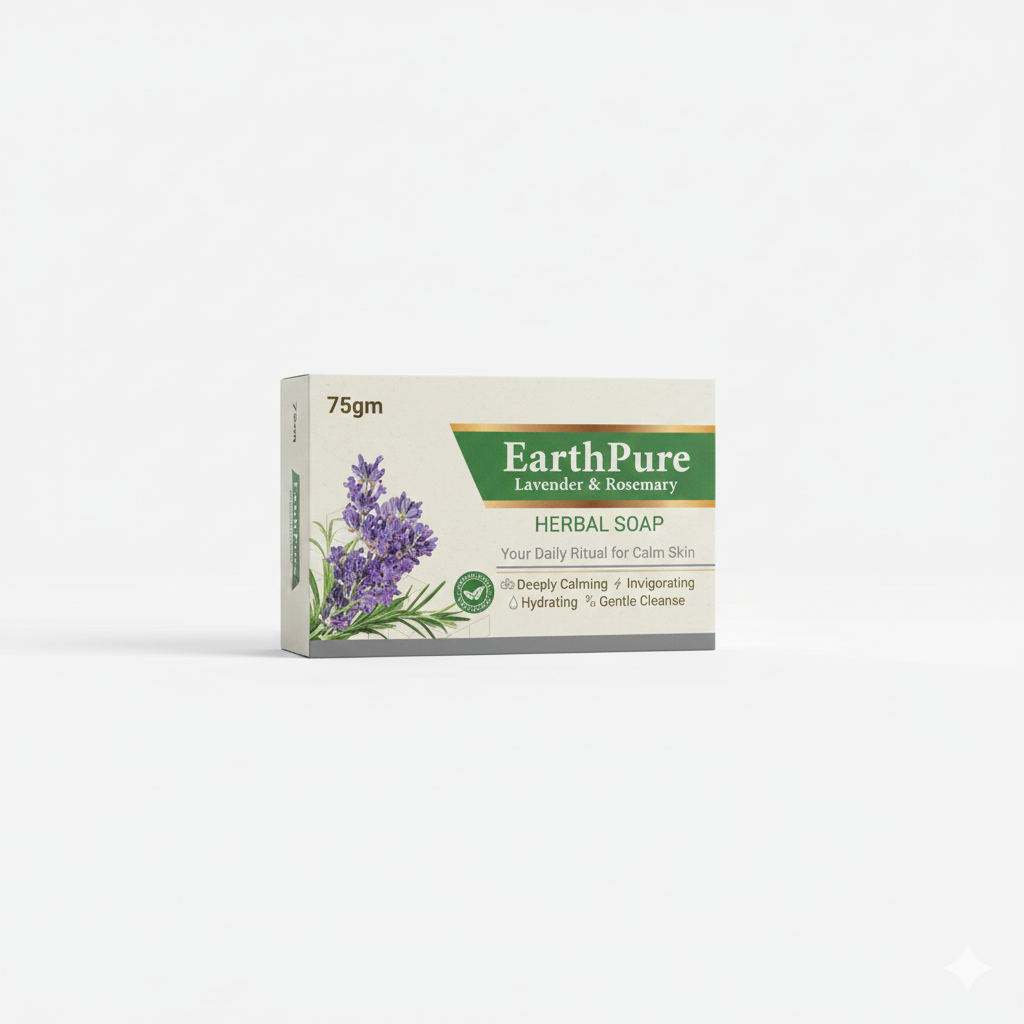 Natural soap for skin brightening and relaxation
