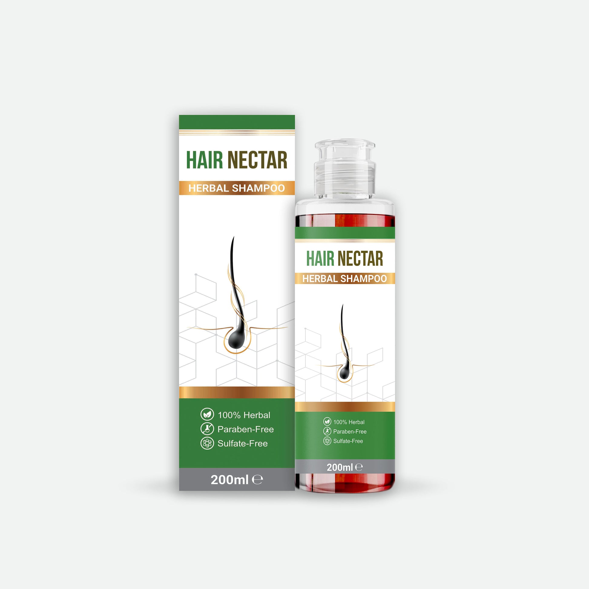 Herbal Shampoo for Silky and Shiny Hair